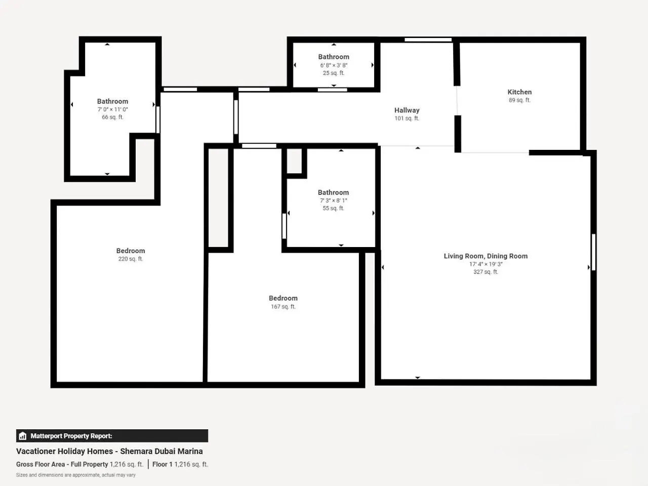 ドバイ Shemara Tower - Elegant Two Bed With Marina Viewヴィラ 別荘